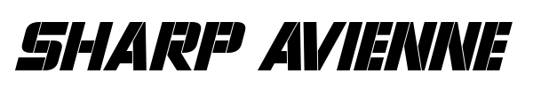 Sharp Avienne font preview